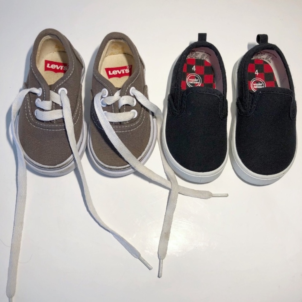 Bundle of size 4 baby shoes